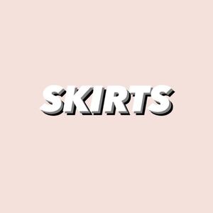 Mini and pencil skirts